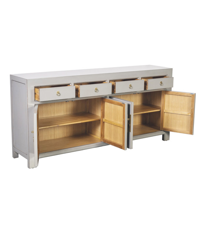 Aparador Chino Gris Pastel A180xP40xA85cm