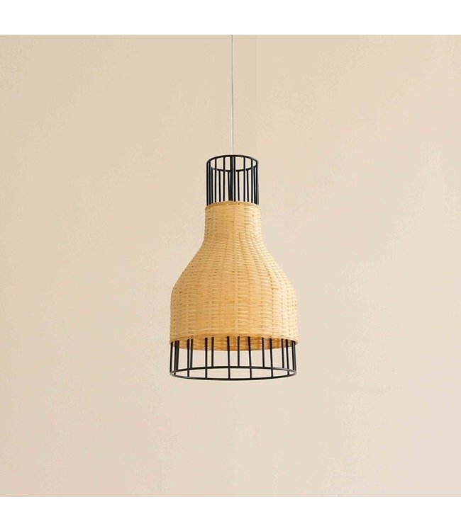 Bamboo Industrial Lamp - Xiron D20xH35cm