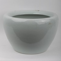 Ceramic Flower Pot Craque Mint Grey D60xH45cm