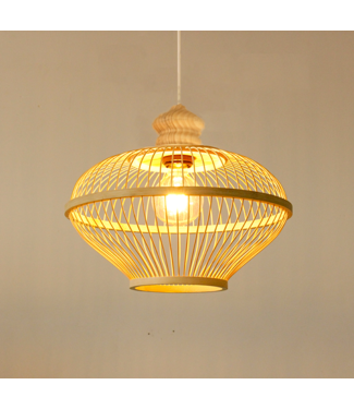 Fine Asianliving Suspension en Bambou Fait Main - Oaklyn D46xH40cm