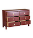 Commode Chinoise Ruby Rouge L120xP40xH80cm