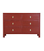 Fine Asianliving Cassettiera Cinese Ruby Rossa L120xP40xA80cm