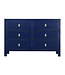 Chinese Chest of Drawers Midnight Blue W120xD40xH80cm