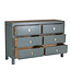 Chinese Chest of Drawers Olive Grey W120xD40xH80cm