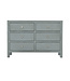 Chinese Chest of Drawers Olive Grey W120xD40xH80cm