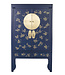 Armario de Bodas Chino Azul Noche Pintado a Mano  - Orientique Colección An100xP55xAl175cm