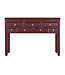 Antique Chinese Console Dark Rouge W121xD45xH87cm