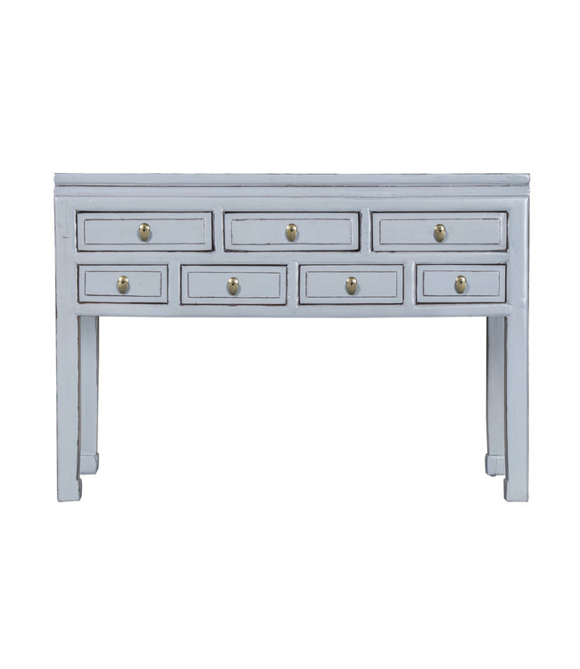 Mesa Consola China Antigua Nube Gris An121xP45xAl88cm