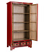 Chinese Cabinet Red Kimono Handpainted W100xD55xH190cm