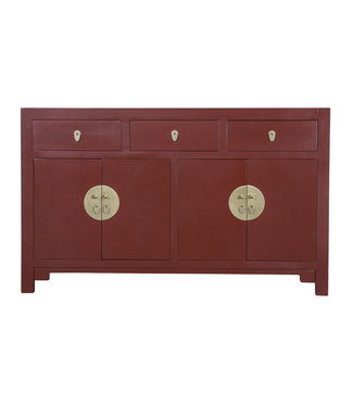 Fine Asianliving Chinesisches Sideboard Scarlet Rot - Orientique Kollektion B140xT35xH85cm