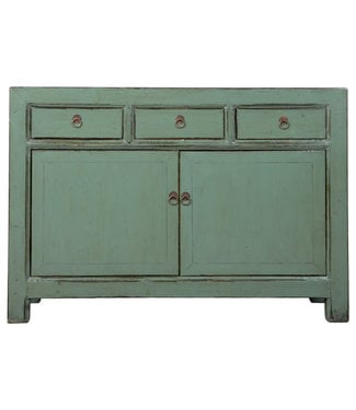 Fine Asianliving Aparador Chino Antiguo Menta Alto Brillo A128xP40xAlt92cm