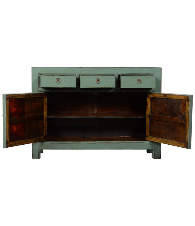 Credenza Cinese Antica Menta Lucida L128xP40xA92cm
