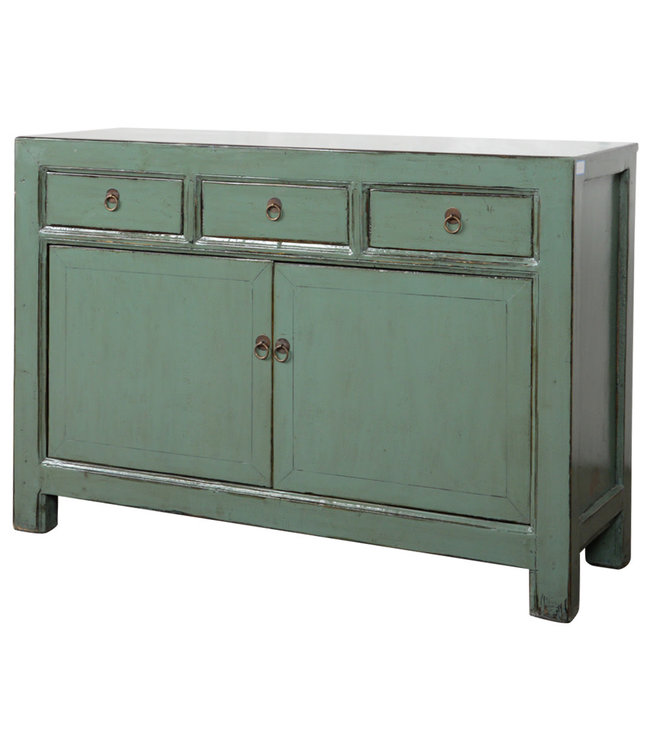 Antique Chinese Sideboard Mint High Gloss W128xD40xH92cm