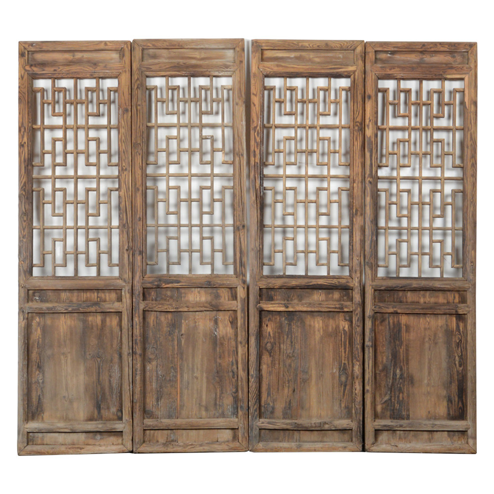Antique Chinese Room Divider Handcarved W260xD7xH244cm Totale