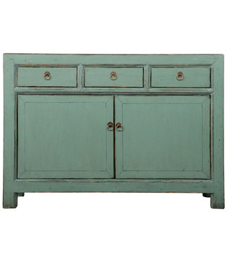 Fine Asianliving Buffet Chinois Ancien Menthe Haute Brillance L128xP40xH91cm