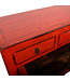 Credenza Cinese Antica Rossa Lucida L153xP40xA91cm