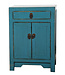 Chinese Bedside Table Blue High Gloss W42xD32xH60cm