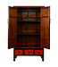 Antiker Chinesischer Schrank Rot Hochglanz B103xT49xH194cm