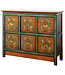 Antique Tibetan Cabinet Handcarved W120xD40xH100cm