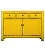 Antikes Chinesisches Sideboard Gelb Hochglanz B107xT40xH105cm
