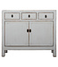 Credenza Cinese Antica Bianca Lucida L101xP39xA88cm