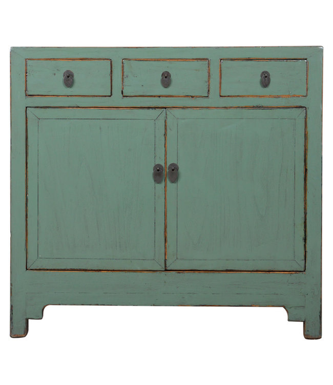 Antieke Chinese Dressoir Mint High Gloss B101xD40xH96cm