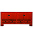 Antieke Chinese TV Kast Rood High Gloss B137xD39xH63cm