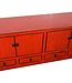 Meuble TV Chinois Ancien Rouge Haute Brillance L137xP39xH63cm