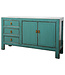 Antieke Chinese Dressoir Teal High Gloss B150xD40xH88cm