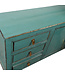 Credenza Cinese Antica Verde Acqua Lucida L150xP40xA88cm