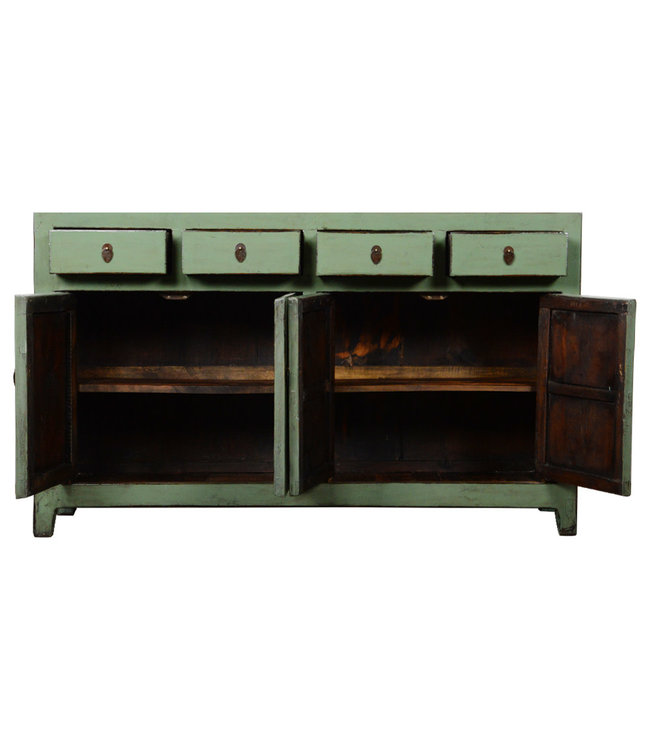Antique Chinese Sideboard Mint High Gloss W157xD40xH90cm
