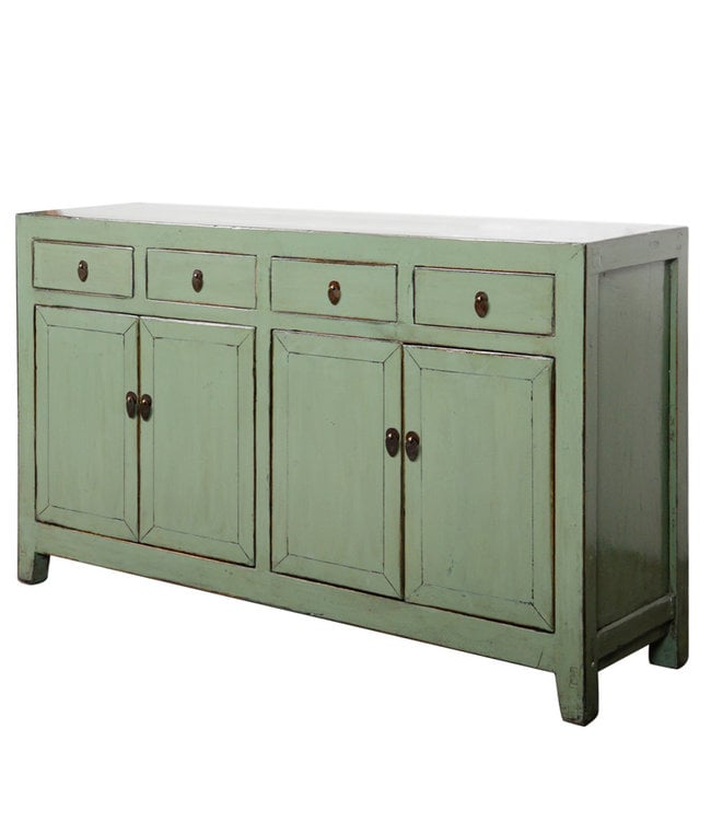 Aparador Chino Antiguo Menta Alto Brillo A153xP40xAlt92cm