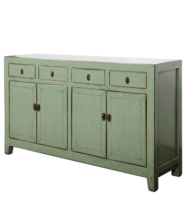 Aparador Chino Antiguo Menta Alto Brillo A155xP39xAlt95cm