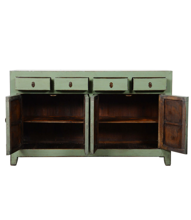 Antique Chinese Sideboard Mint High Gloss W153xD40xH92cm