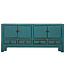 Fine Asianliving Antieke Chinese TV Meubel Teal High Gloss B138xD40xH61cm