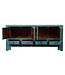 Antique Chinese TV Cabinet Teal High Gloss W138xD40xH61cm