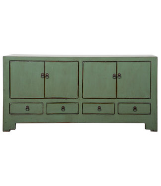 Fine Asianliving Mueble TV Oriental Antiguo Menta Alto Brillo An138xP40xAl61cm