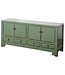 Mobile TV Cinese Antico Menta Lucido L138xP40x61cm