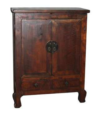 Fine Asianliving Antique Chinese Cabinet Brown W88xD44xH117cm