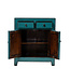 Antique Chinese Cabinet Teal High Gloss W78xD40xH94cm