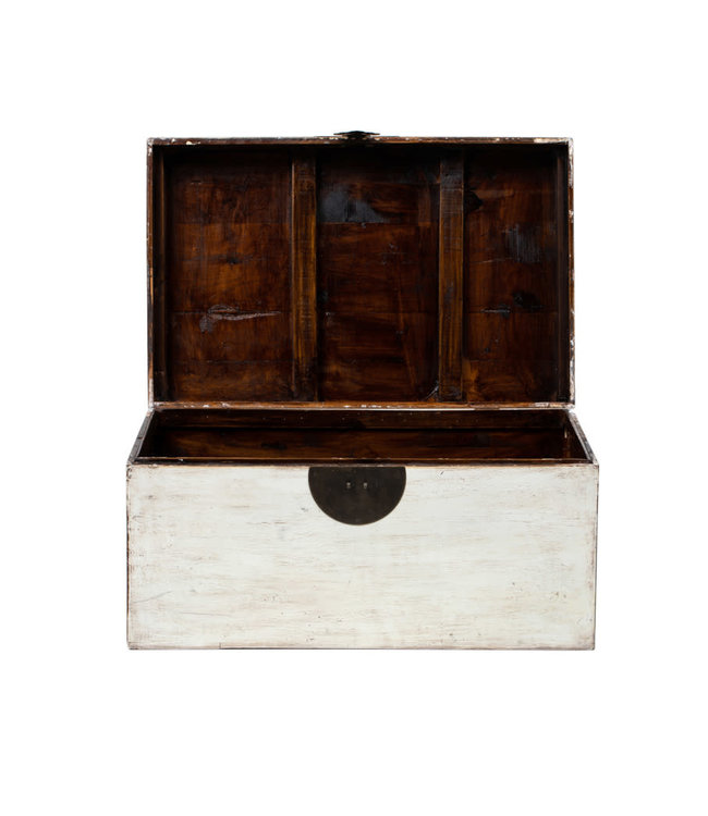 Antieke Chinese Kist Wit High Gloss B91xD48xH41cm