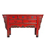 Console Chinoise Rouge L160xP45xH90cm