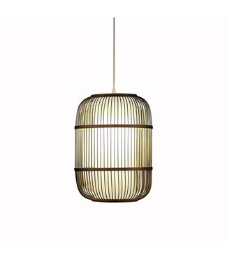 Fine Asianliving Bamboe Hanglamp Zwart Handgemaakt - Dylan