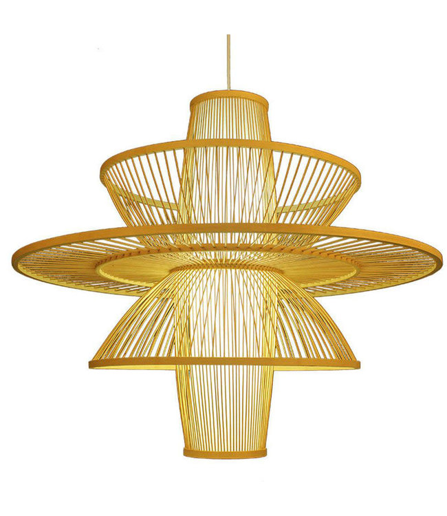 Suspension en Bambou Fait Main - Nina D50xH35cm