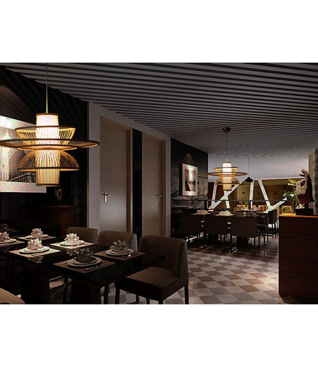 Bamboe Hanglamp Naturel Nina D50xH35cm