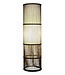 Fine Asianliving Bambus Stehlampe Schwarz D28xH100cm Levi