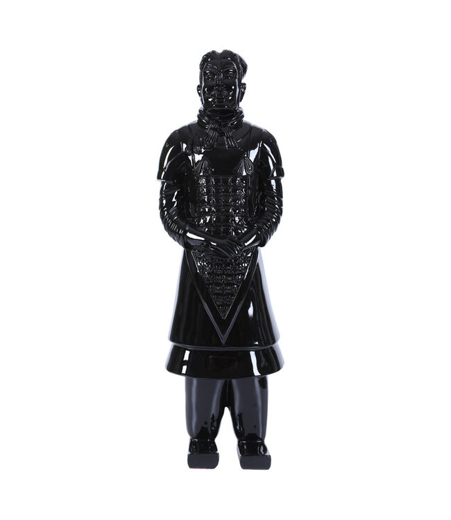 Terracotta Warrior Statue General Black W17xD15xH48cm