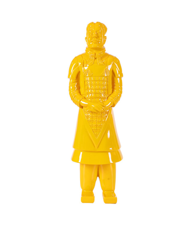 Terracotta Warrior Statue General Yellow W17xD15xH48cm