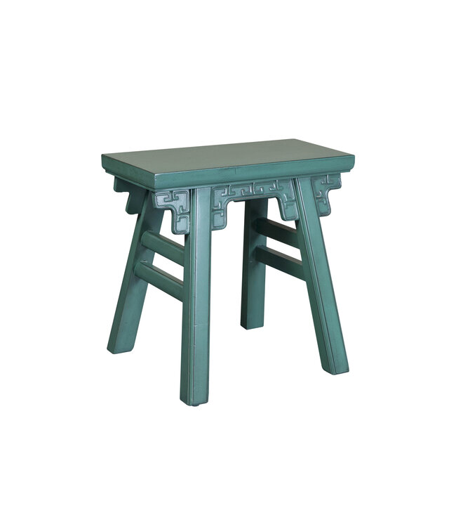 Chinese Kruk Pine Green Met Details B50xD23xH47cm