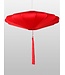 Fine Asianliving Lámpara China Lucky Rojo Seda D60xH26cm